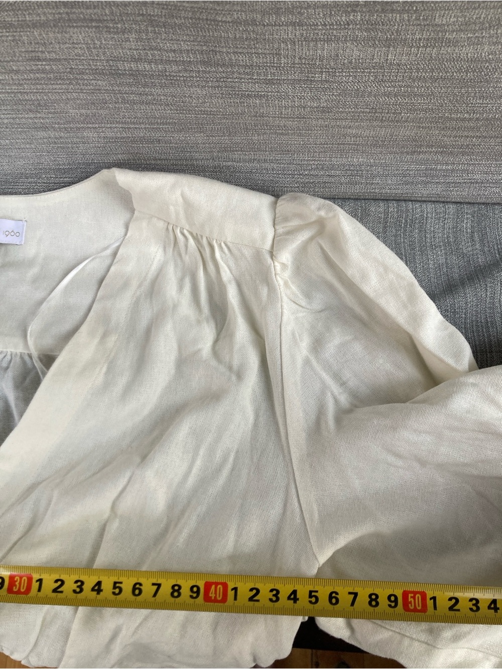 House of Harlow linen top cream - Picture 6 of 8